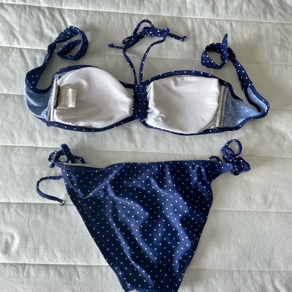 Medium Bikini Blue/White Polka Dot by Ingear - Picture 3 of 6
